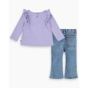 Baby girl t-shirt and trousers set Levi's image-1