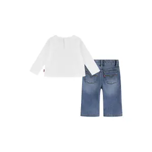 Baby girl t-shirt and trousers set Levi's image-1