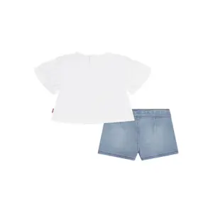 Baby girl t-shirt and shorts set Levi's 1EM144 image-1