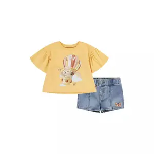 Baby girl t-shirt and shorts set Levi's 1EM173 image-0
