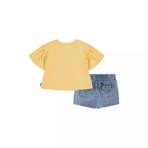 Baby girl t-shirt and shorts set Levi's 1EM173 image-1