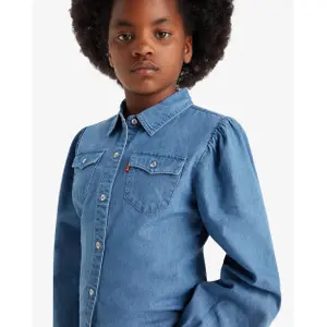 Baby girls' long sleeve shirt Levi's Full Western Denim image-1