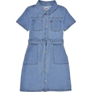 Girl's long sleeve shirt dress Levi's Western image-0