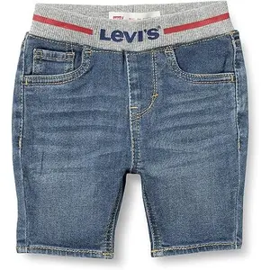 Baby boy denim shorts Levi's Pull On image-0