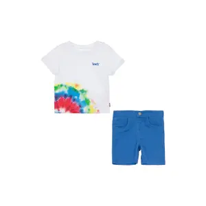 Baby boy tie dye outfit Levi's Tie Dye Logo image-0