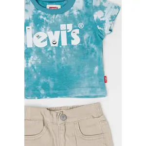 Baby boy tie dye outfit Levi's Logo image-2