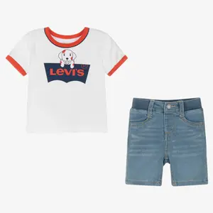 Baby boy set Levi's Pup Batwing Ringer image-0