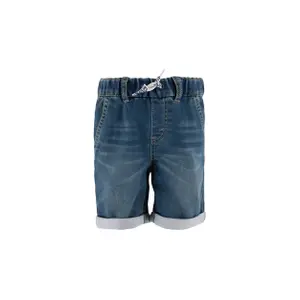 Baby boy jean shorts Levi's Dobby Pull On image-0