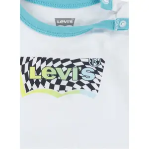 Baby boy t-shirt and shorts set Levi's Batwing Ringer Denim image-2