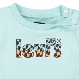 Baby boy t-shirt and shorts set Levi's Core Seasonal Logo Denim image-2