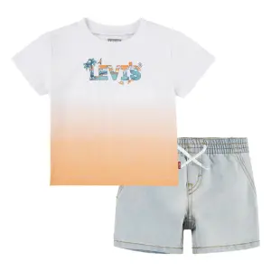 Baby girl t-shirt and shorts set Levi's Beach Logo image-0