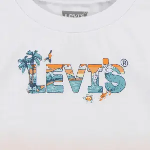 Baby girl t-shirt and shorts set Levi's Beach Logo image-2