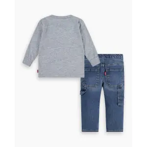 Baby t-shirt and trousers set Levi's Cowboy image-1