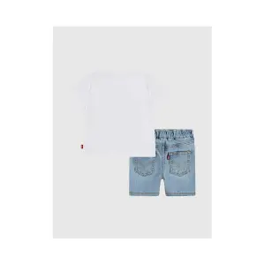 Baby t-shirt and shorts set Levi's 3D Sailing Denim image-1
