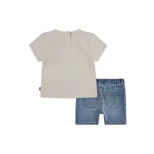 Baby boy t-shirt and denim shorts set Levi's Photo Op image-1