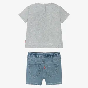 Baby boy t-shirt and shorts set Levi's 6EM693 image-1