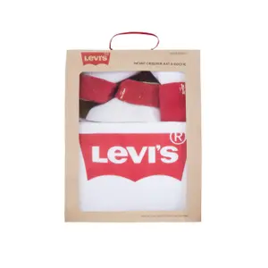 Baby boys' t-shirt, hat, and booties set Levi's Classic Batwing (x3) image-1