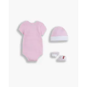 Baby girl body and hat set Levi's Classic Batwing (x3) image-1