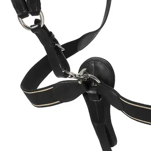 Elastic Crossed Horse Hunting Collar with Attachment Straps Lexhis image-2