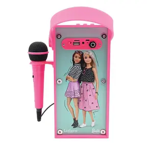Tragbare Bluetooth-Lautsprecher mit Mikrofon und Lichteffekten Lexibook Barbie image-0