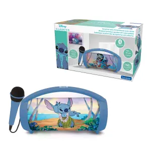 Wireless Bluetooth speaker with lights and microphone Lexibook Stitch image-1