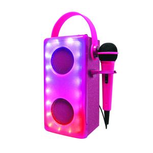 btp185pkz-wireless-bluetooth-speaker-with-lights-and-microphone-lexibook-rose-pink-purple-one-size