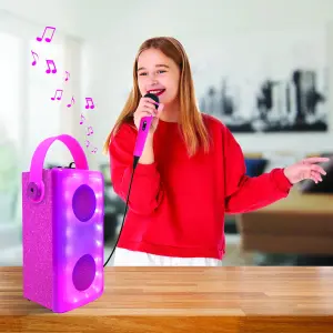 Draadloze Bluetooth luidspreker met verlichting en microfoon Lexibook Rose image-1