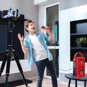 Draadloze Bluetooth luidspreker met verlichting en microfoon Lexibook Spider-Man image-3