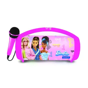 Enceinte Bluetooth sans-fil lumineuse avec micro Lexibook Barbie image-0