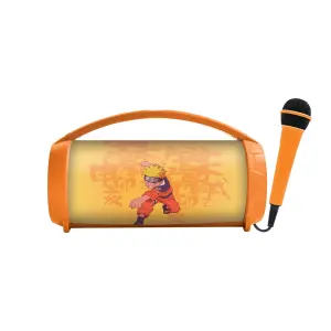 Wireless Bluetooth speaker with lights and microphone Lexibook Naruto image-0