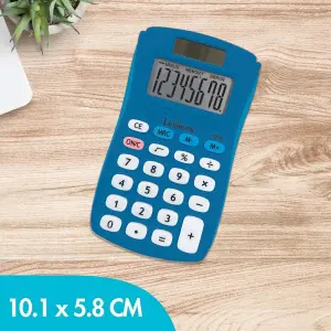 Calculatrice de poche 8 chiffres avec finition Lexibook Rubber image-2