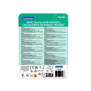 Green desktop calculator 10 digits Lexibook image-2