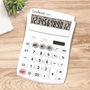 Calculatrice de bureau à 12 chiffres Lexibook image-2