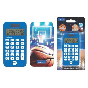 8-digit pocket calculator with protective cover Lexibook Basket-ball image-1