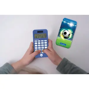 Taschenrechner mit 8 Ziffern und Schutzdeckel Lexibook Football image-3