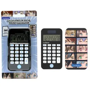 Tasar 8 cifre lommeregner med beskyttelseslåg Lexibook Manga image-1