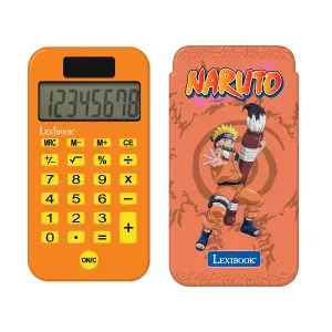 8-digit pocket calculator with protective cover Lexibook Naruto image-0