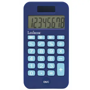 8-digit pocket calculator with protective cover Lexibook Sonic image-1