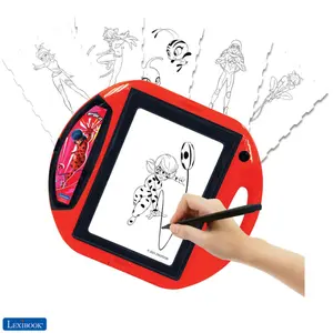 miraculous educational projector tablet + templates and stamps Lexibook image-3