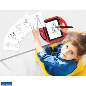 miraculous educational projector tablet + templates and stamps Lexibook image-1