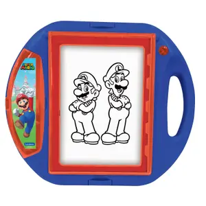 Tablette éducative projecteur à dessin Super Mario + modèles et tampons Lexibook image-1