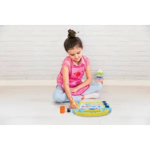 Pizarrinha mágica formato A5 com acessórios magnéticos para desenhar Lexibook Peppa Pig image-4