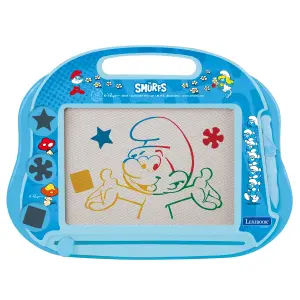 Pizarrinha mágica formato A5 com acessórios magnéticos para desenhar Lexibook Schtroumpfs image-0