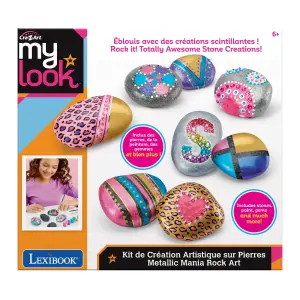 Metallic effect creation kit Lexibook Artistique sur Pierres image-2