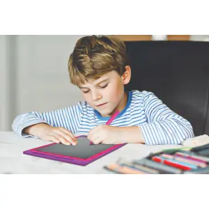 Tablette éducative à dessins avec pochoirs Lexibook Disney Princesses image-4