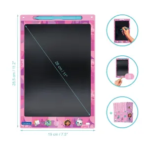 Tablette éducative à dessins avec pochoirs Lexibook Gabby et La Maison magique image-3