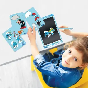 Tableta de dibujo educativa Lexibook E-Ink Schtroumpfs image-3