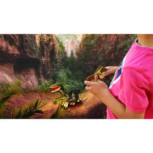 Simulation dinosaur remote control toy + realistic sound effects Lexibook RC Velociraptor image-3
