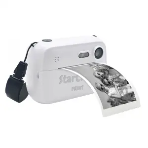 Câmara fotográfica digital HD com impressora instantânea, cartão SD e kit de personalização das fotos Lexibook Starcam® Print image-2