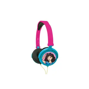 Casque audio stéréo filaire pliable avec limitation de volume d'écoute Lexibook Barbie image-1